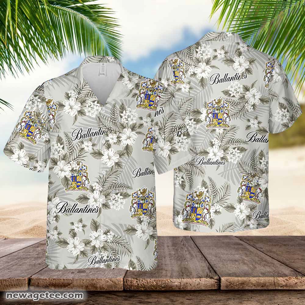 Ballantines Hawaiian Button Up Shirt Flowers Pattern Loves Ballantines Hawaiian Button Up Shirt Flowers Pattern Loves