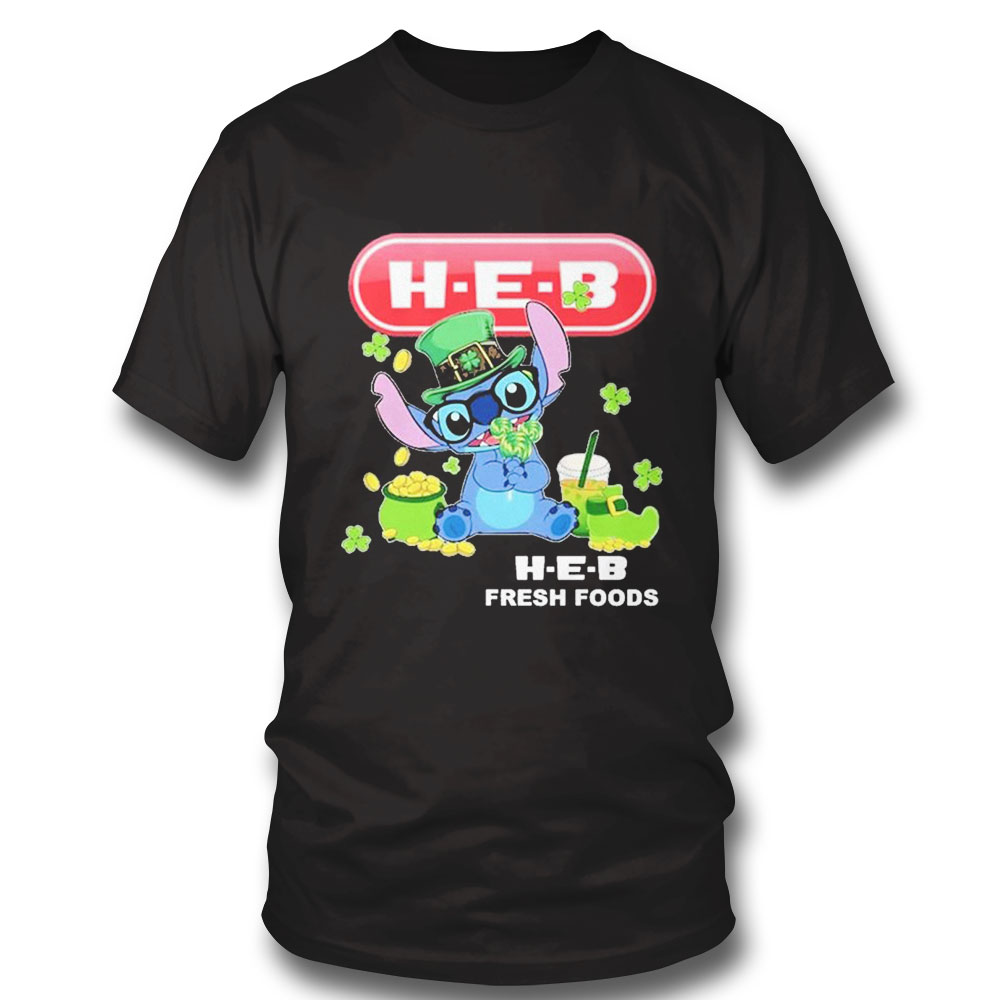 Baby Stitch And H E B Logo St Patricks Day Shirt Hoodie