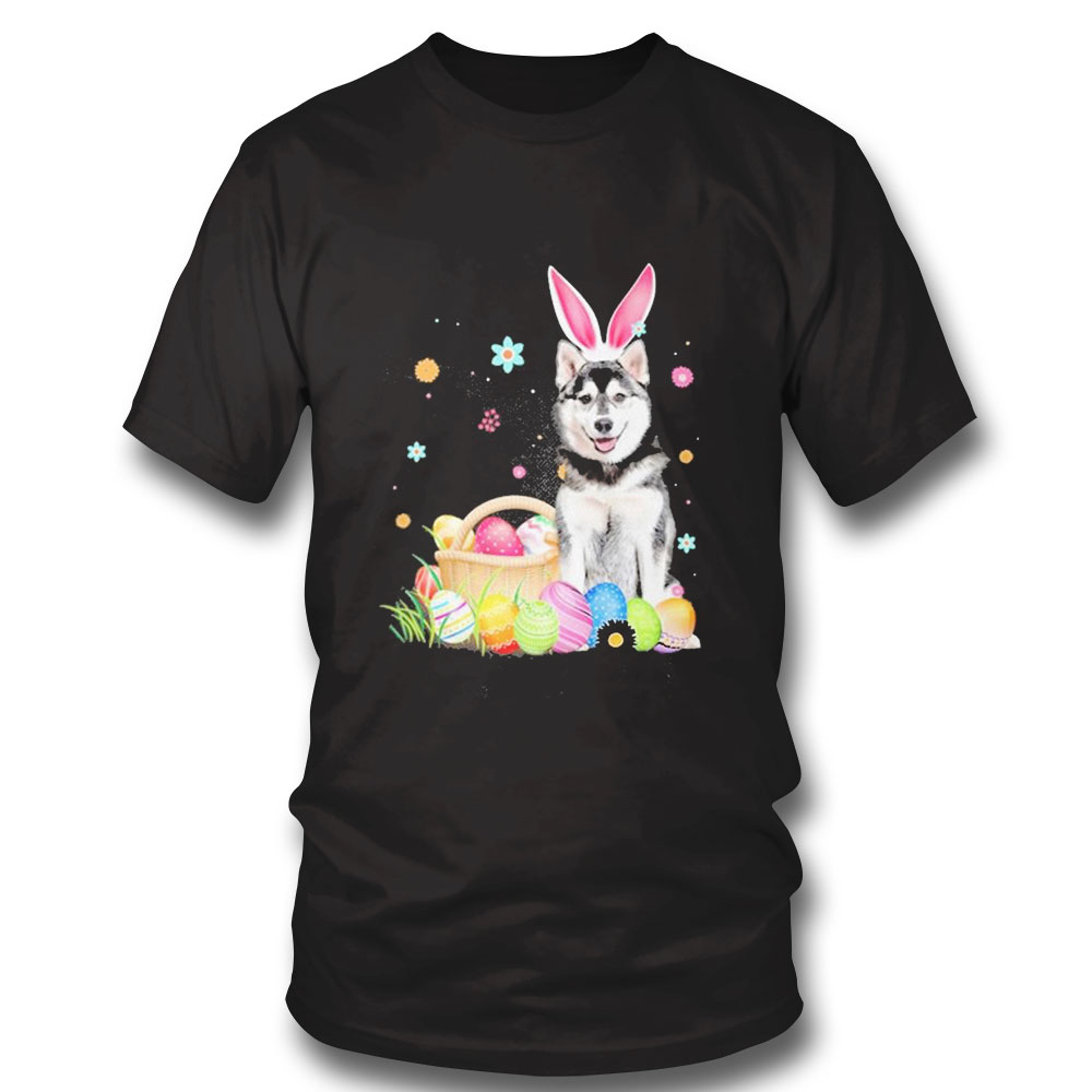 Bunny Egg Husky Happy Eas T-shirt Bunny Egg Husky Happy Eas T-shirt