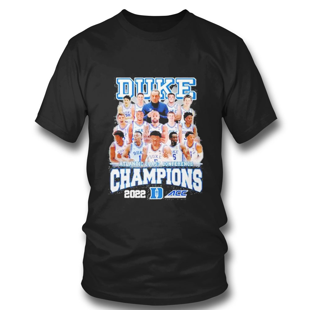 Duke Mens Basketball Atlantic Coast Conference Champions 2023 Acc T-shirt