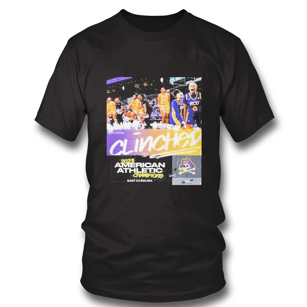East Carolina Pirates Womens Basketball Are 2023 American Athletic Conference Champions Shirt