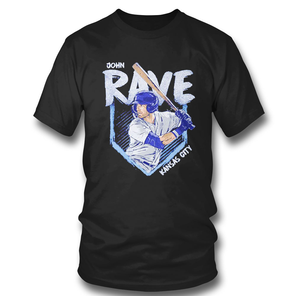 John Rave Kansas City Personalities Baseball T-shirt