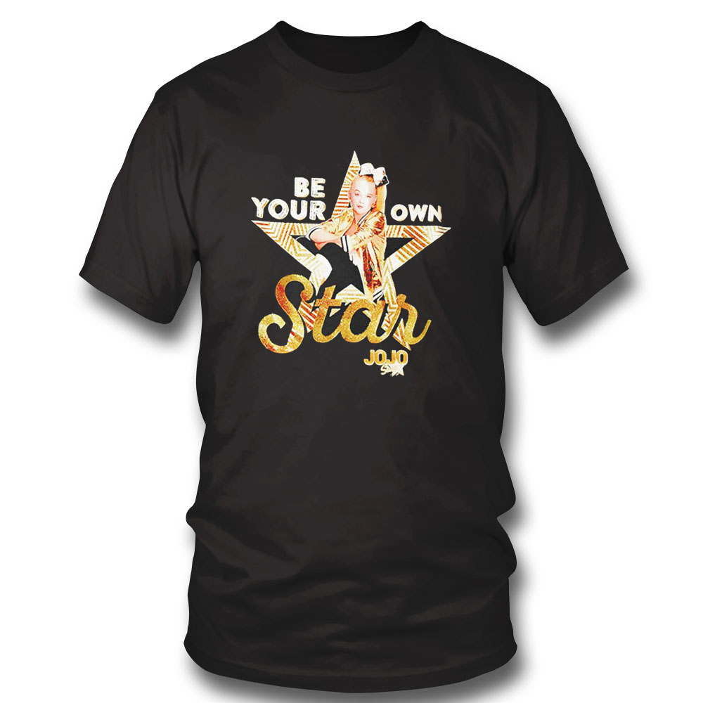 Jojo Siwa Be Your Own Star Black And Gold Fashion Shirt Ladies Tee