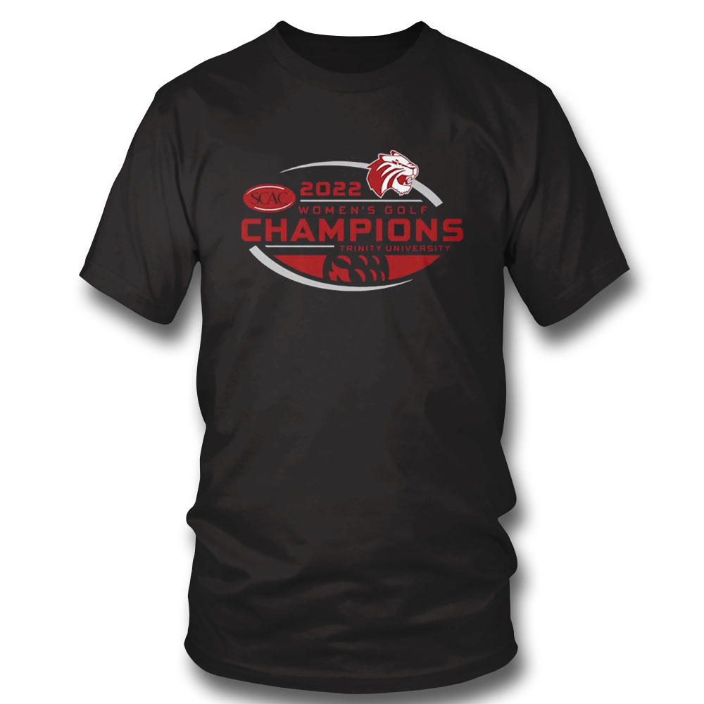 Scac 2022 Womens Golf Champions Trinity University Shirt Ladies Tee