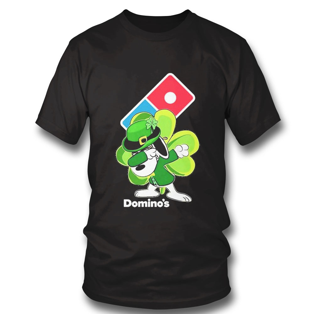 Snoopy Dabbing And Dominos Pizza St Patricks Day Shirt Hoodie