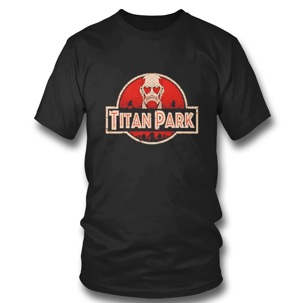 Titan Park Jurassic Park Parody T-shirt Titan Park Jurassic Park Parody T-shirt