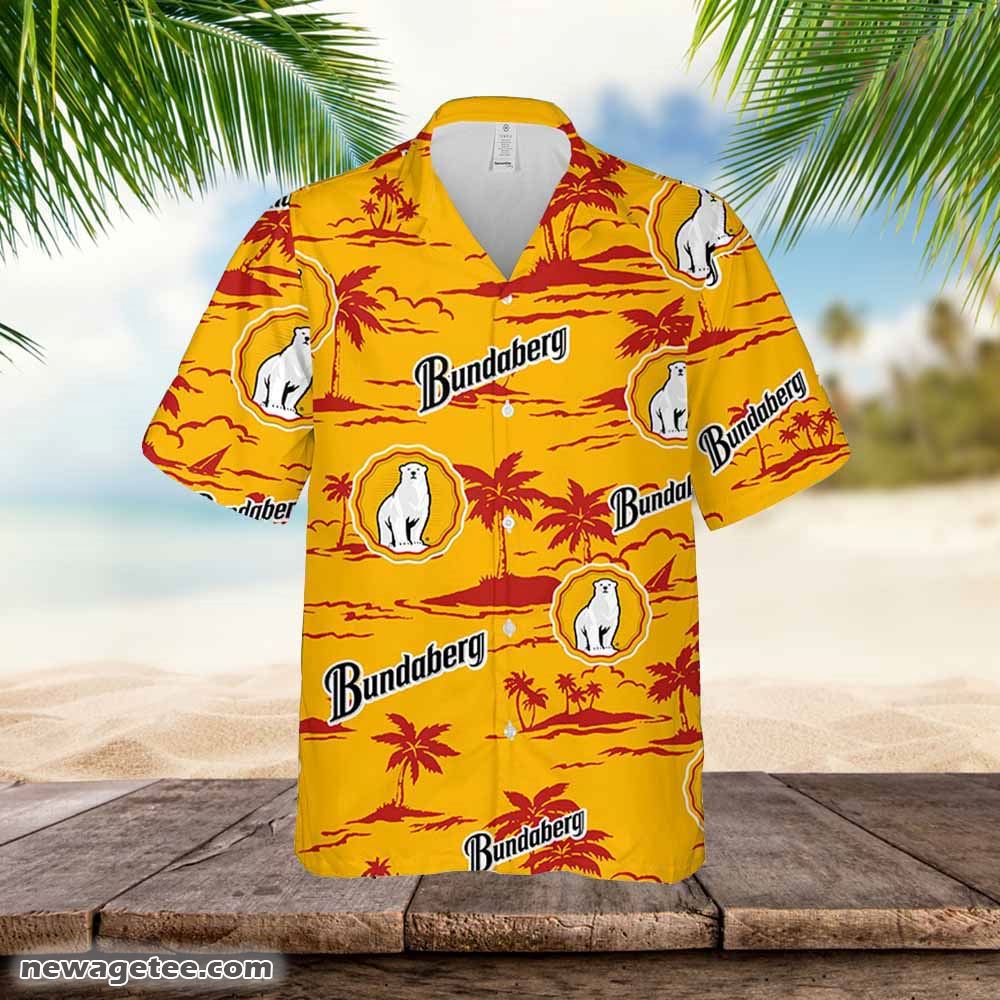 Bundaberg Hawaiian Button Up Shirt Island Palm Leaves Shirt Bundaberg Hawaiian Button Up Shirt Island Palm Leaves Shirt