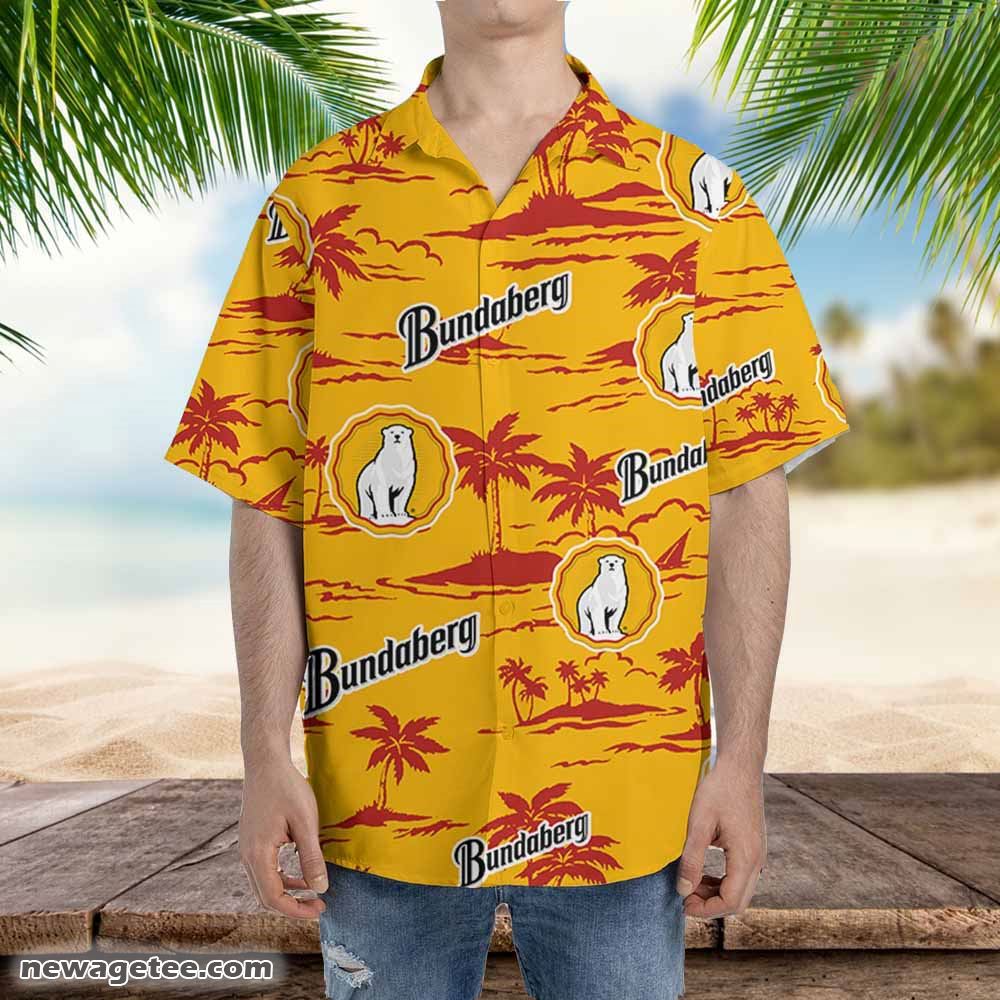 Bundaberg Hawaiian Button Up Shirt Island Palm Leaves Shirt Bundaberg Hawaiian Button Up Shirt Island Palm Leaves Shirt