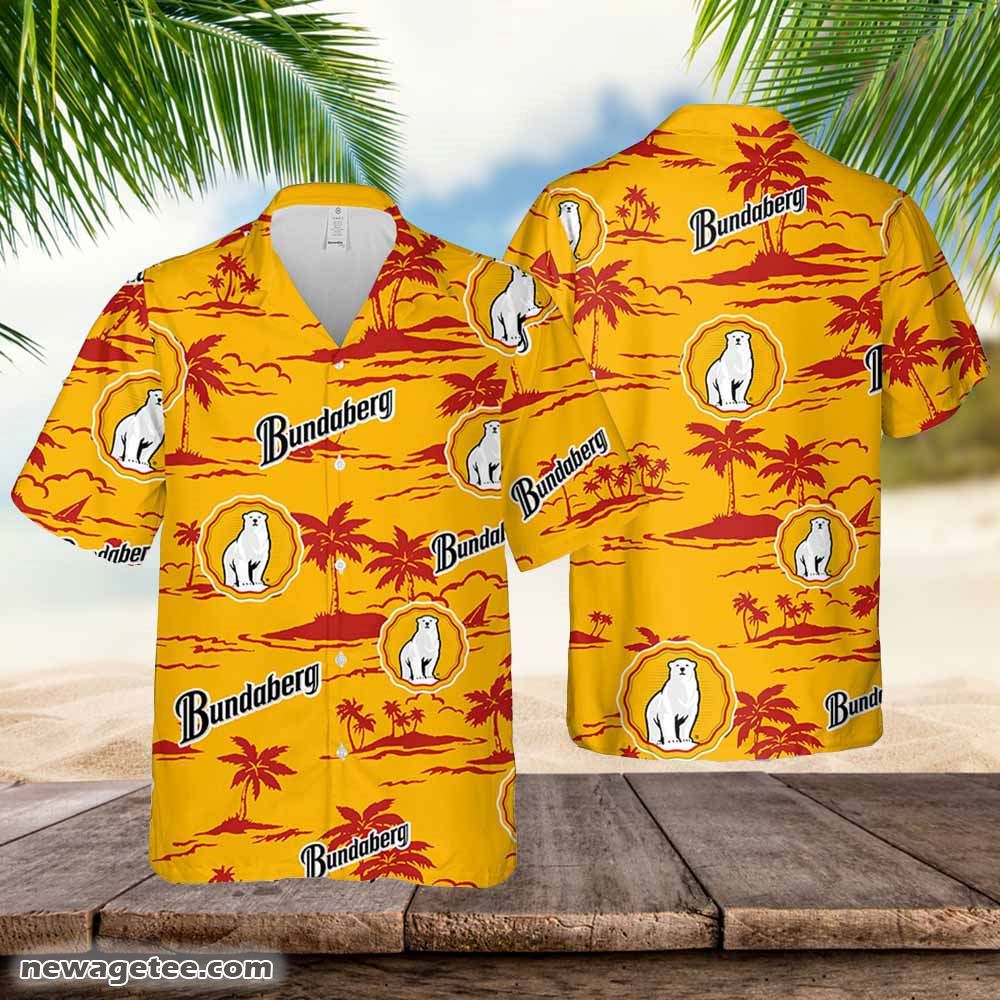 Bundaberg Hawaiian Button Up Shirt Island Palm Leaves Shirt Bundaberg Hawaiian Button Up Shirt Island Palm Leaves Shirt
