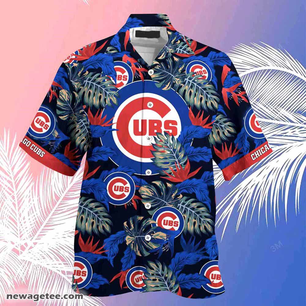 Chicago Cubs Mlb Summer Beach Hawaiian Shirt Stress Blessed Obsessed