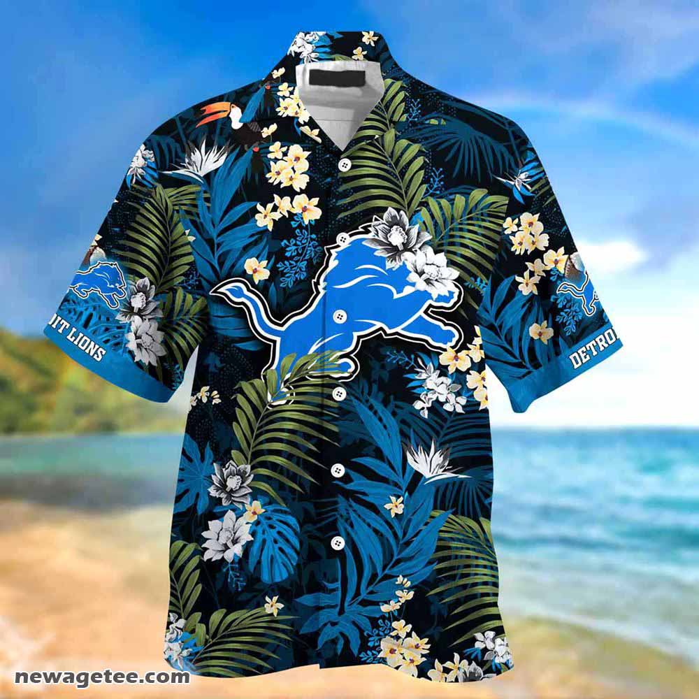 Detroit Lions Nfl Summer Beach Hawaiian Shirt This Flag Offends You