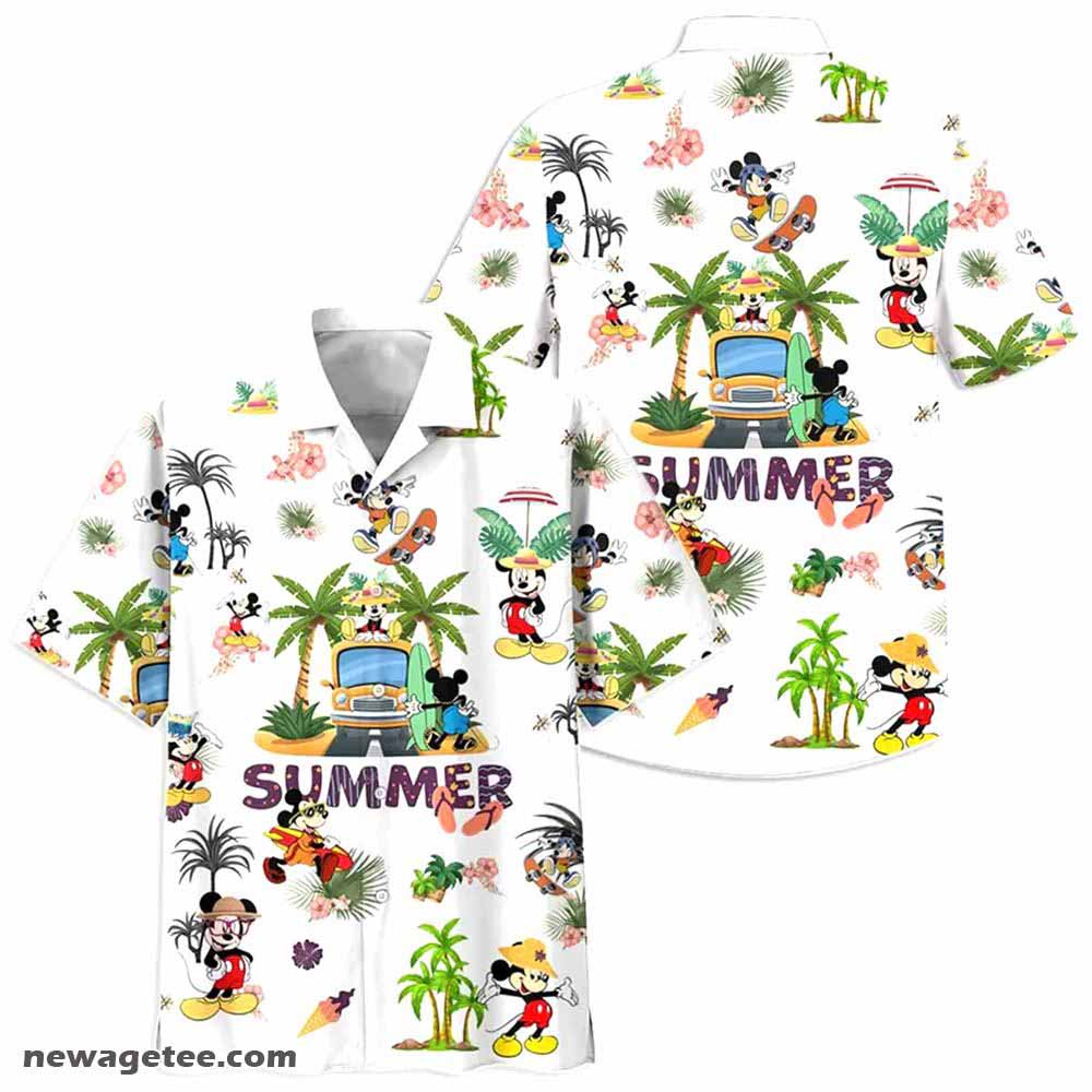Disney Mickey Mouse Summer Beach Hawaiian Shirt