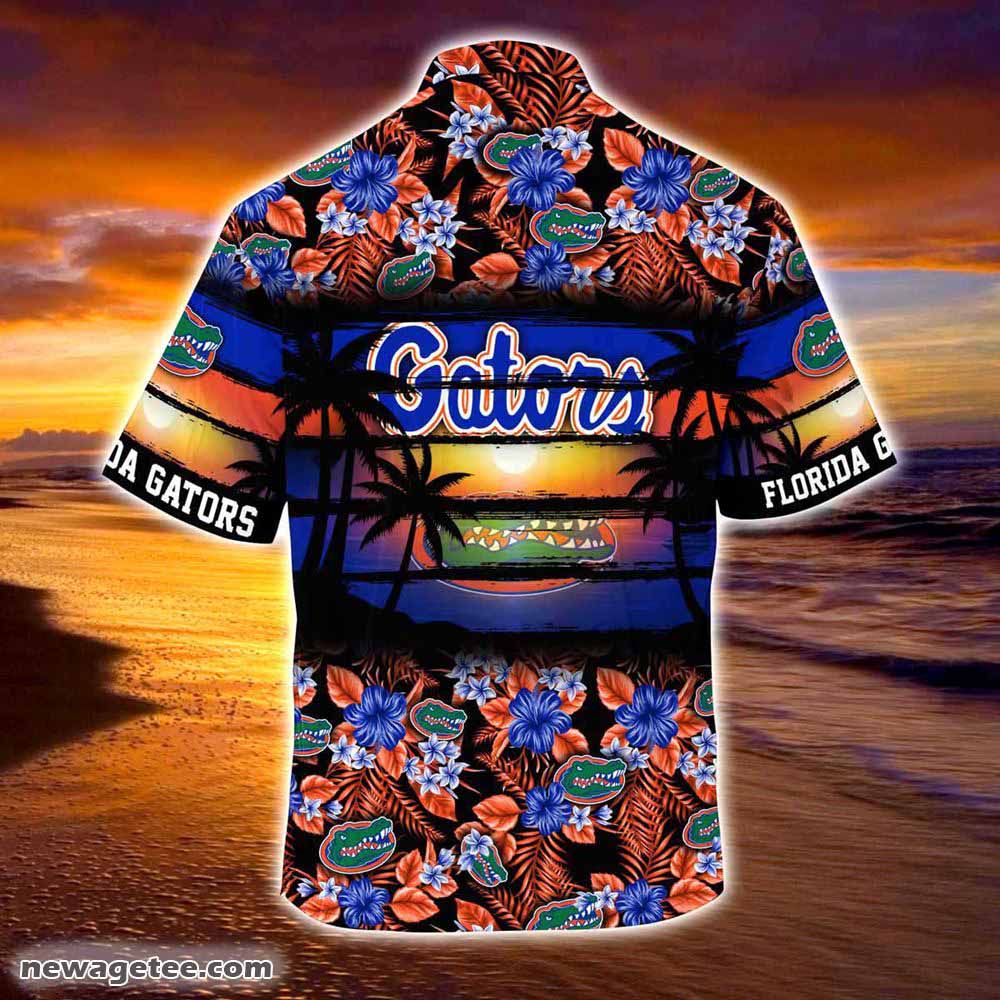 Florida Gators Summer Beach Hawaiian Shirt Hibiscus Pattern For Sports Fan