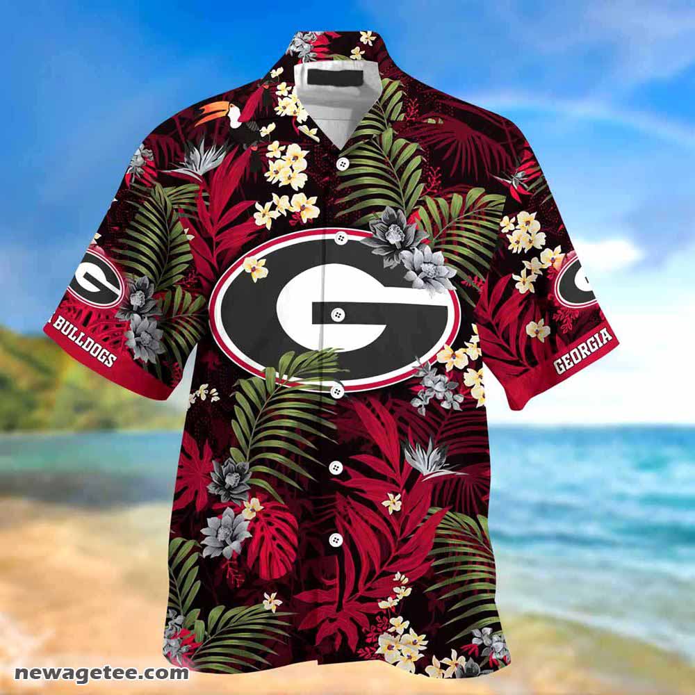Georgia Bulldogs Summer Beach Hawaiian Shirt This Flag Offends You