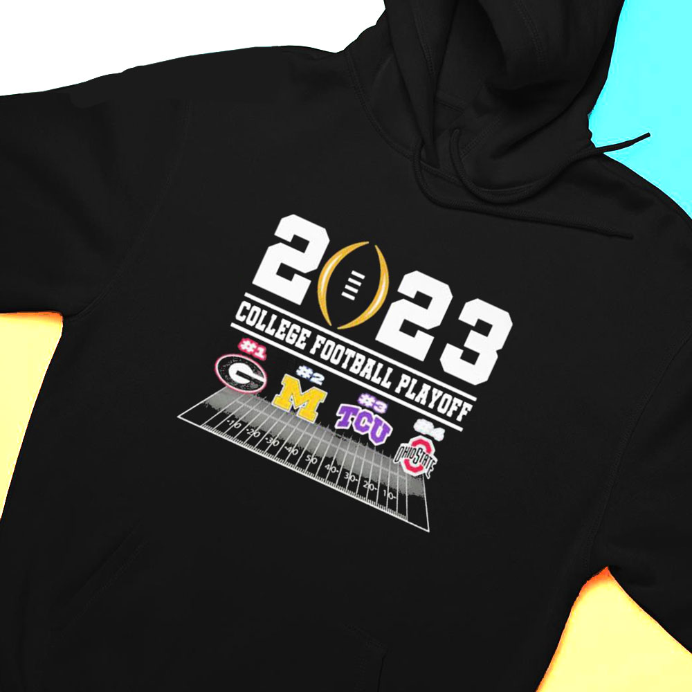 2023 College Football Playoff 1 2 3 4 T-shirt