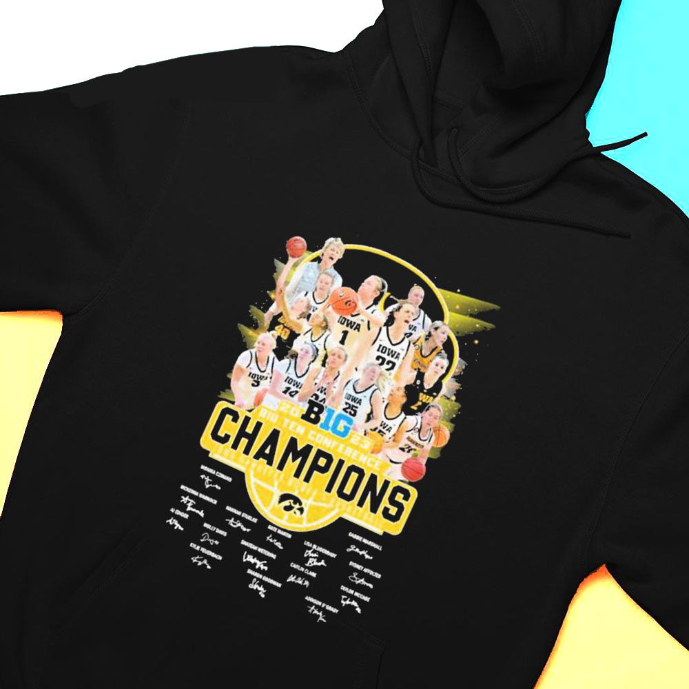 Big 2023 Big Ten Conference Champions Iowa Hawkeyes Womens Basketball T-shirt