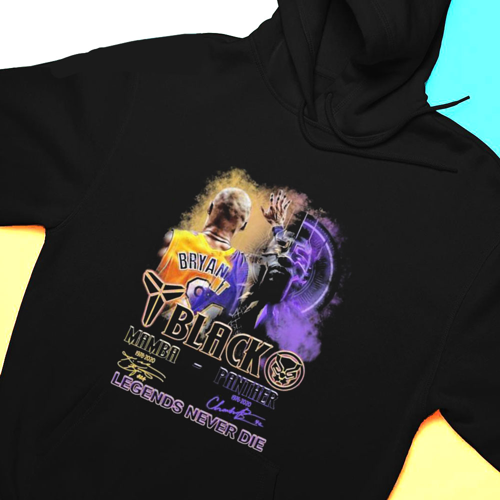 Black Mamba Panther Signature Legends Never Die T-shirt