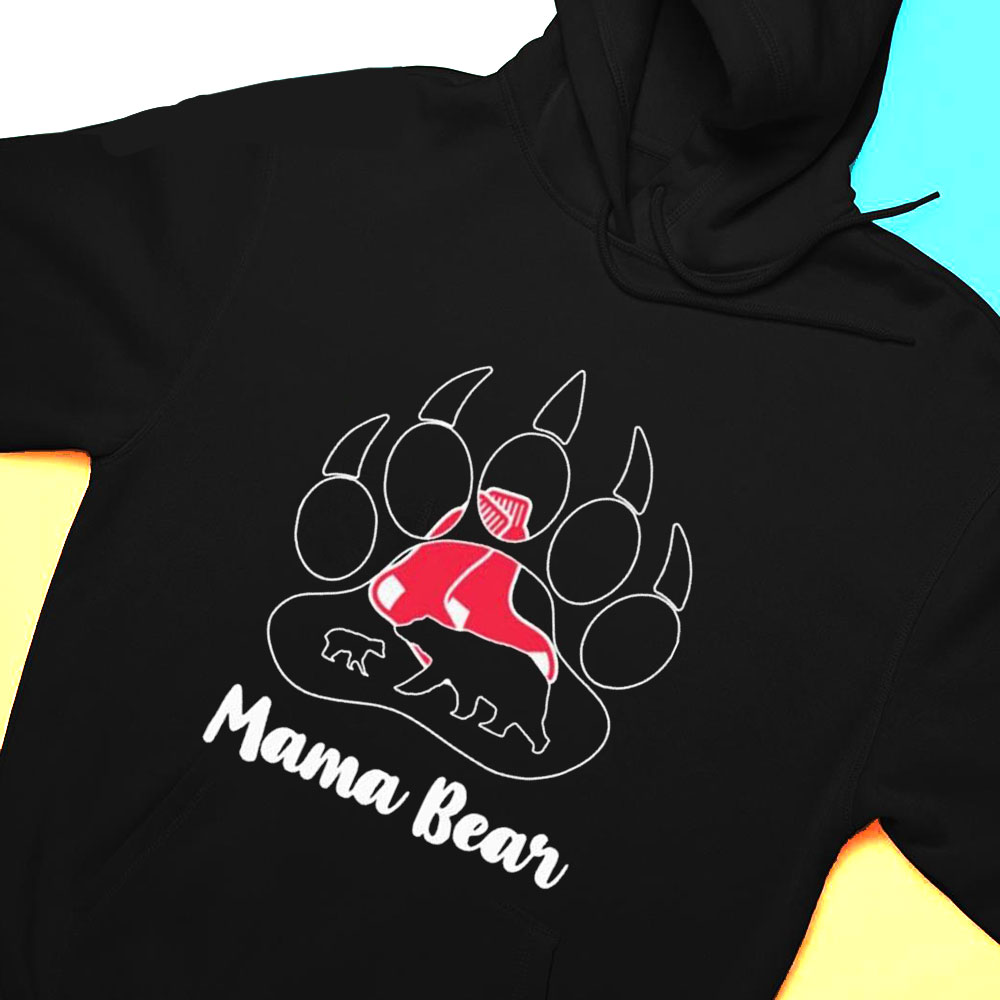 Boston Red Sox Paw Mama Bear Shirt Hoodie
