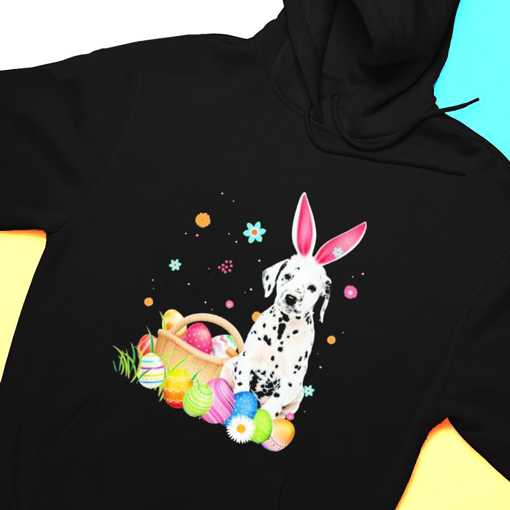 Bunny Egg Dalmatian Happy Eas T-shirt
