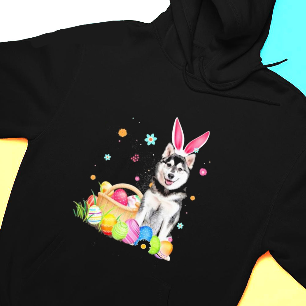 Bunny Egg Husky Happy Eas T-shirt