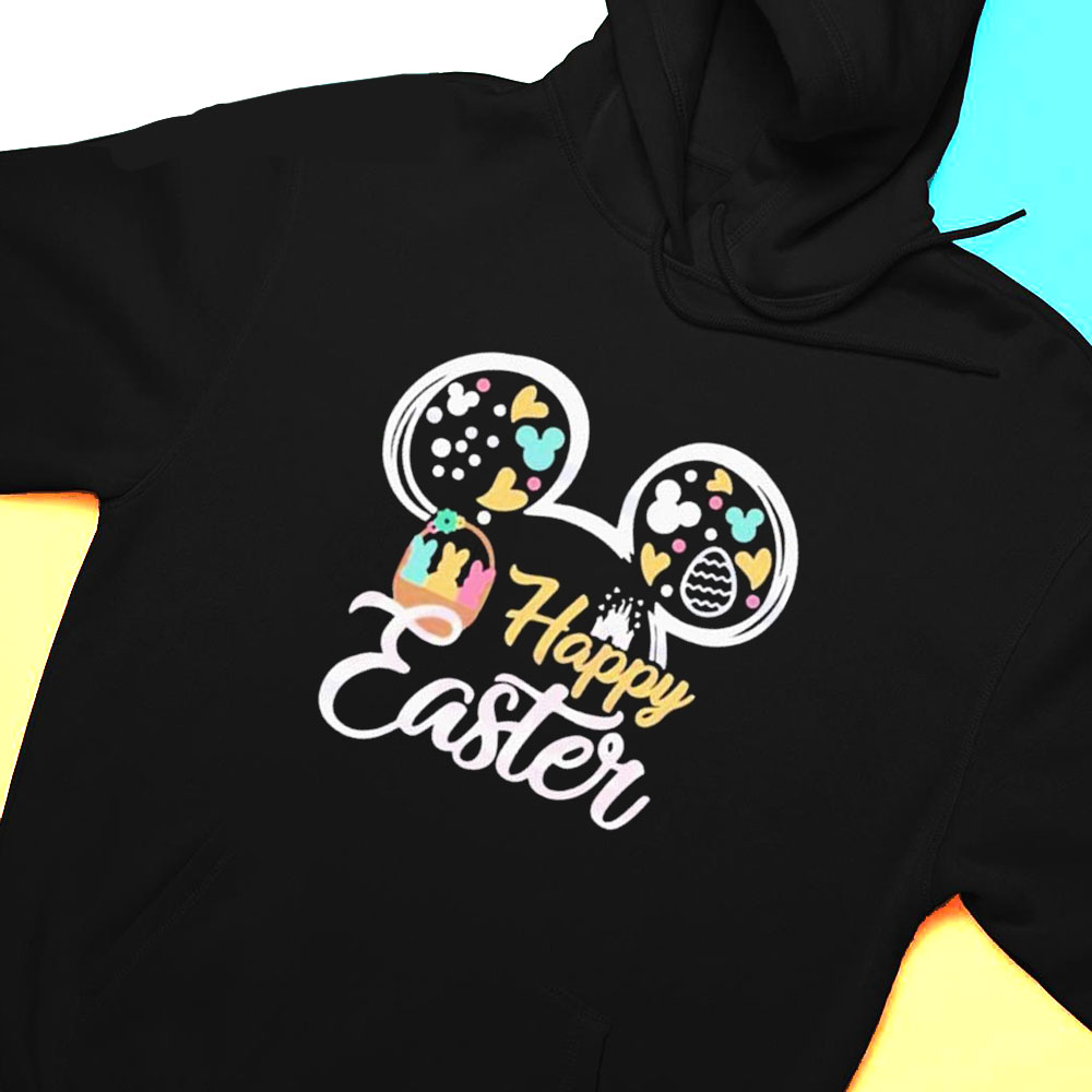 Disney Happy Easter Mickey Ear Cute Disney Easter Bunny T-shirt Hoodie