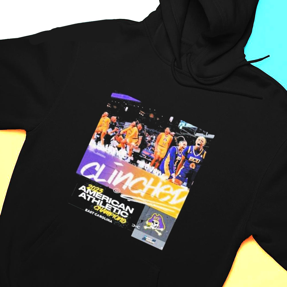 East Carolina Pirates Womens Basketball Are 2023 American Athletic Conference Champions Shirt