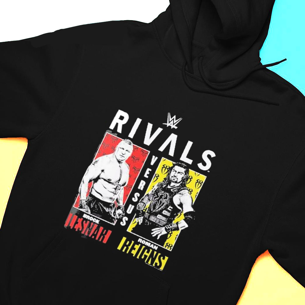 Fanatics Branded Wwe Rivals Roman Reigns Vs Brock Lesnar T-shirt Hoodie