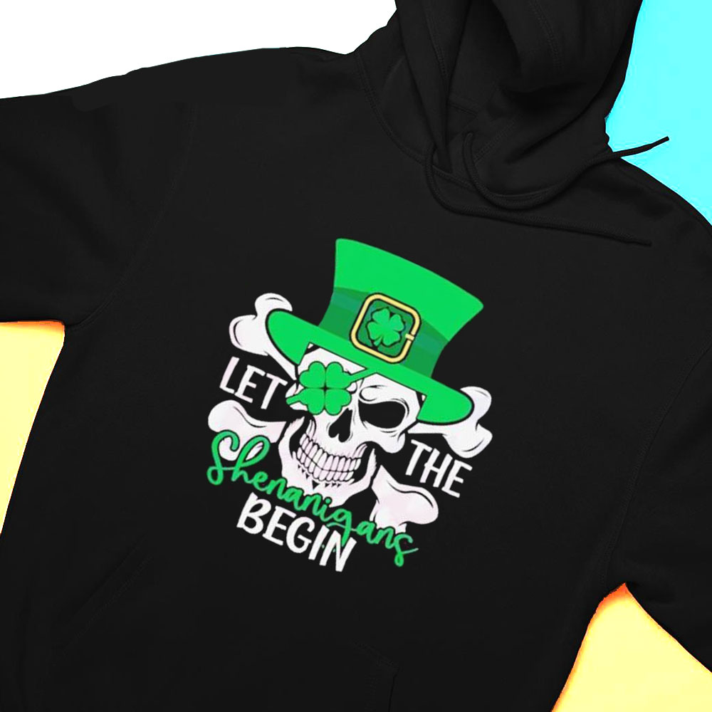 Funny St Patricks Day Let The Shenanigan Begin T-shirt