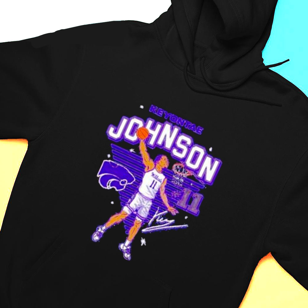 Keyontae Johnson K State Wildcats Caricature T-shirt