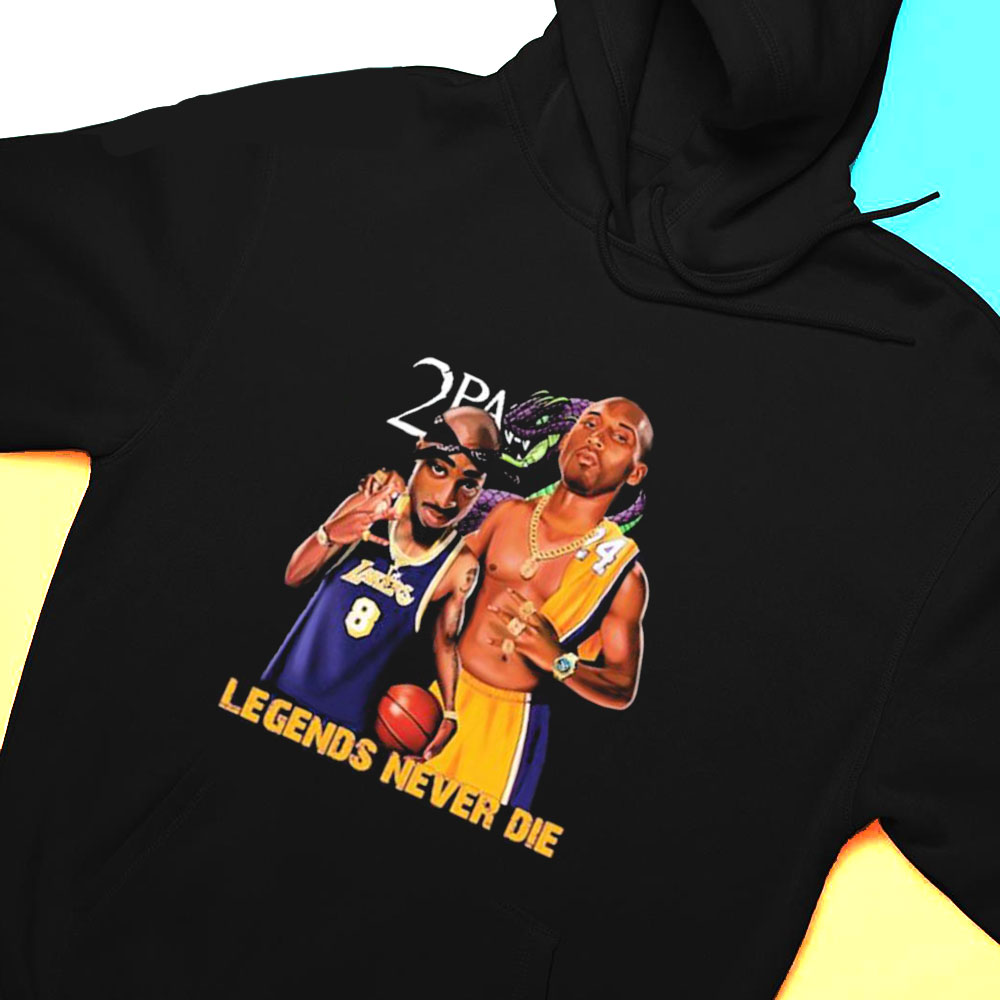 Los Angeles Lakers Tupac And Lebron Kobe Bryant Legends Never Die T-shirt