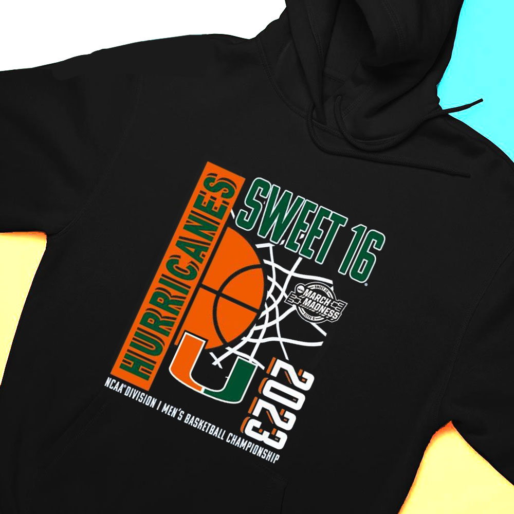 Miami Mens Basketball Ncaa March Madness Sweet Sixteen 2023 T-shirt