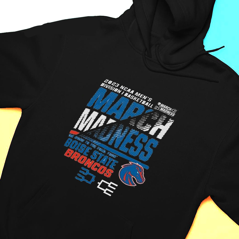 Nice Boise State Mens Basketball 2023 Ncaa March Madness The Road To Final Four T-shirt