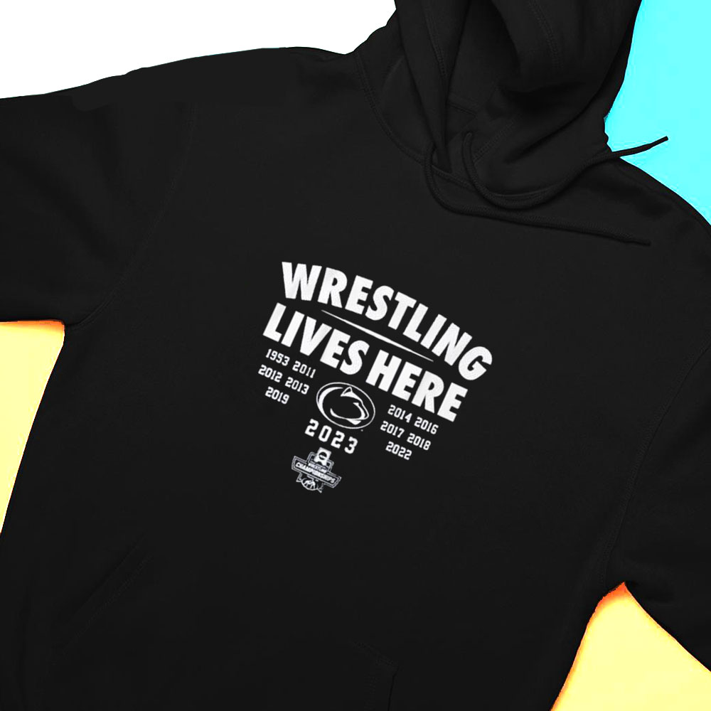 Penn State Wrestling Lives Here T-shirt