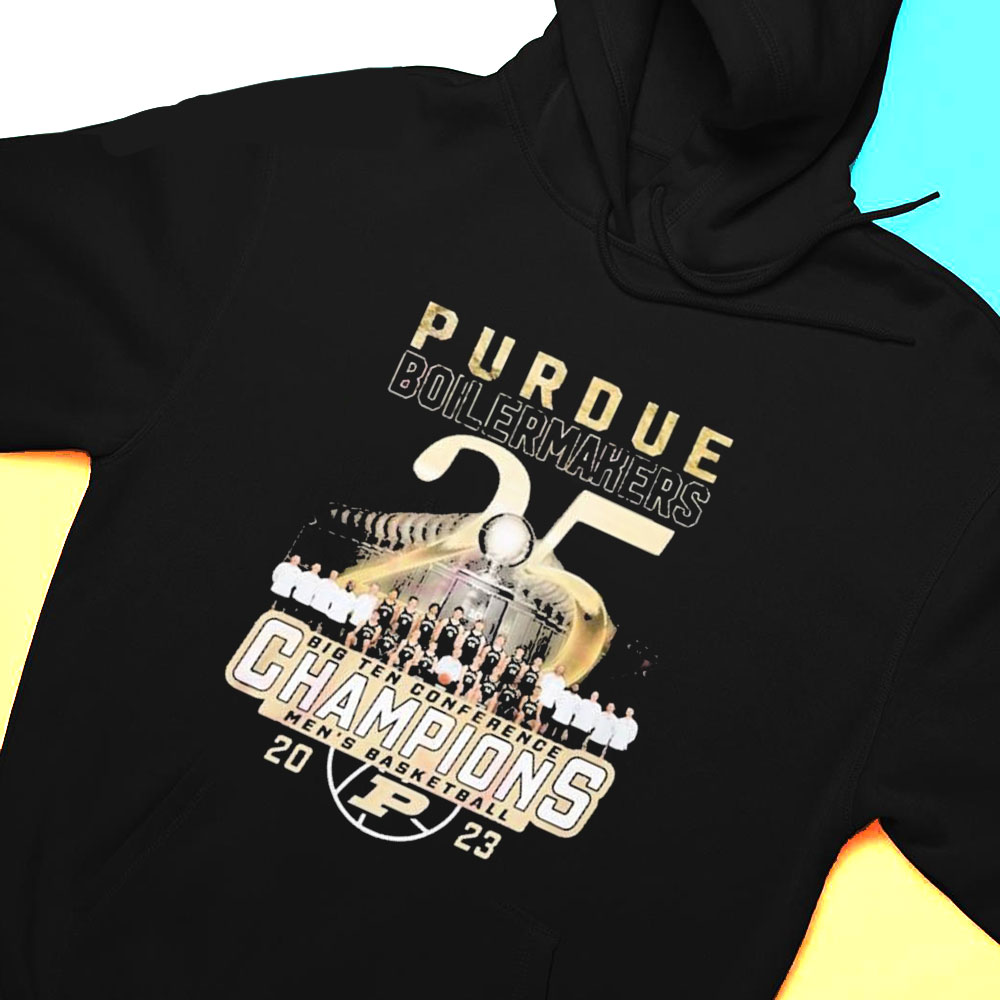 Purdue Boilermakers Big Ten Conference Champions Mens Basketball 2023 Shirt Hoodie