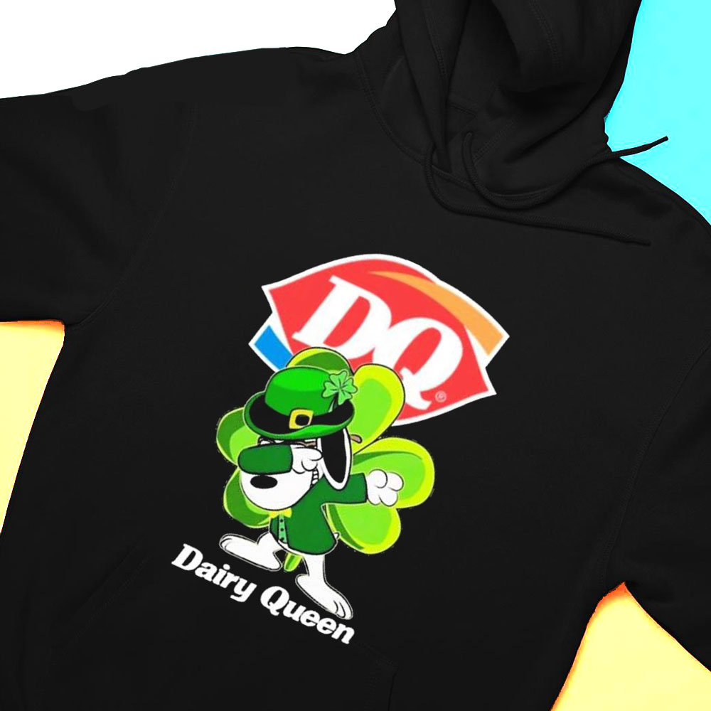 Snoopy Dabbing And Dairy Queen St Patricks Day Shirt Hoodie