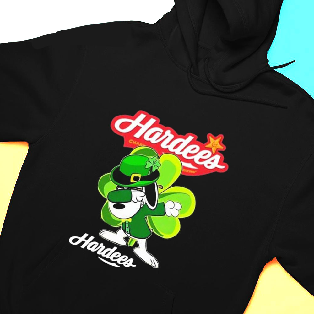 Snoopy Dabbing And Hardees St Patricks Day Shirt Hoodie
