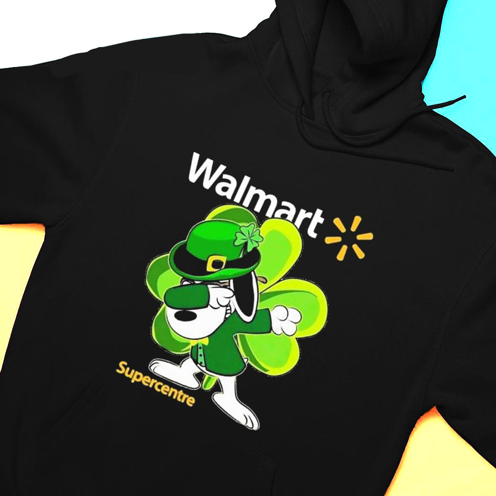 Snoopy Dabbing And Walmart St Patricks Day Shirt Hoodie