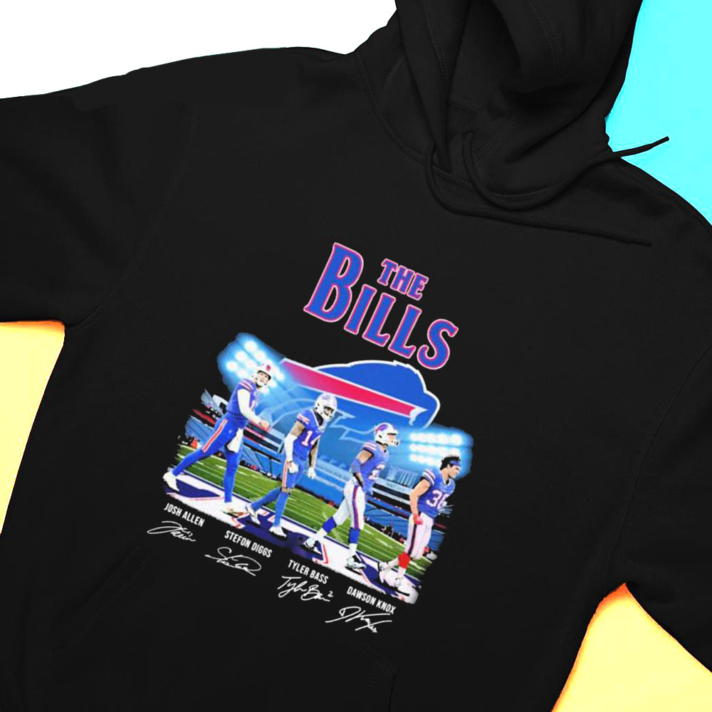 The Bills Josh Stefon Diggs Tyler Bass Dawson Knox Signature T-shirt