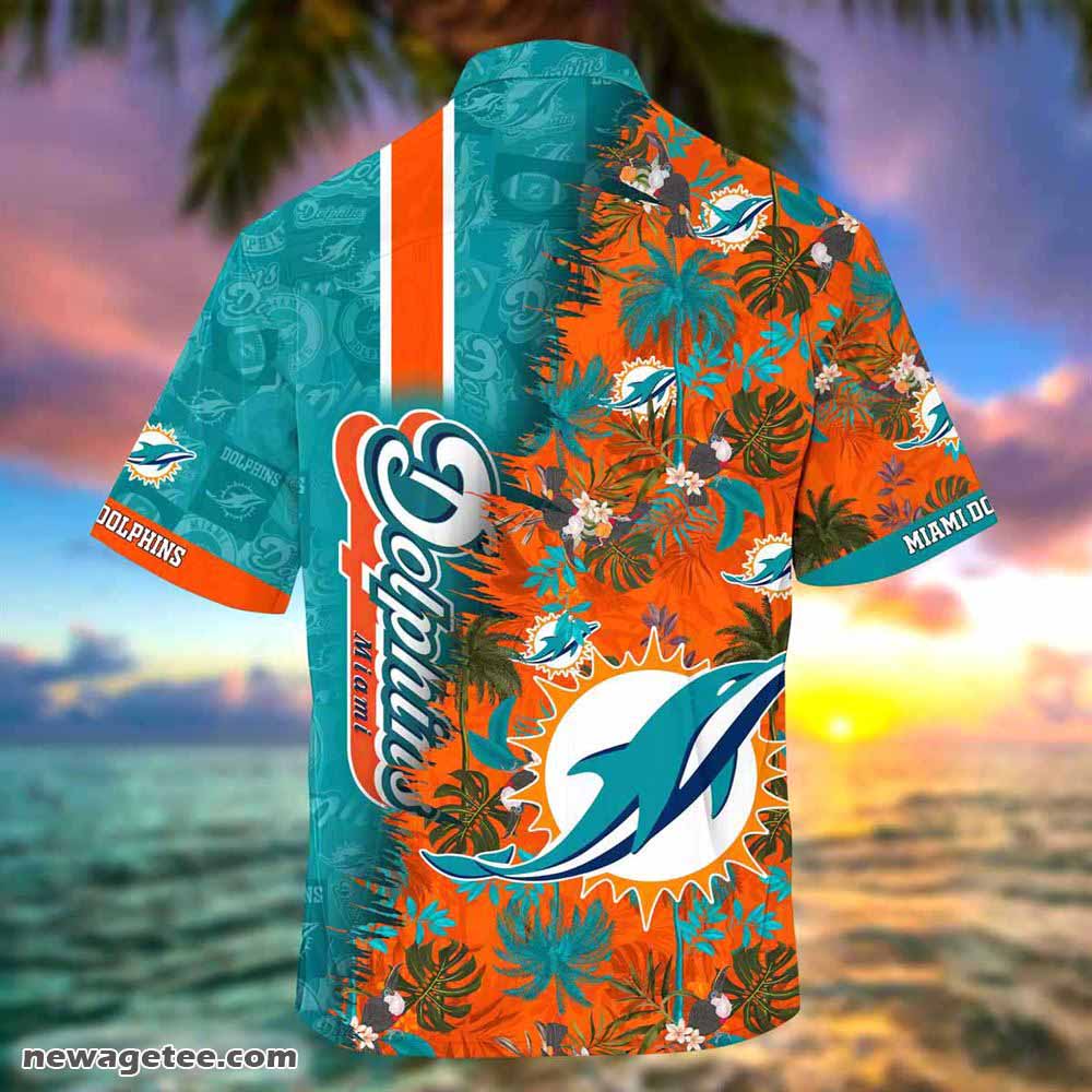 Miami Dolphins Nfl Summer Beach Hawaiian Shirt Miami Dolphins Nfl Summer Beach Hawaiian Shirt
