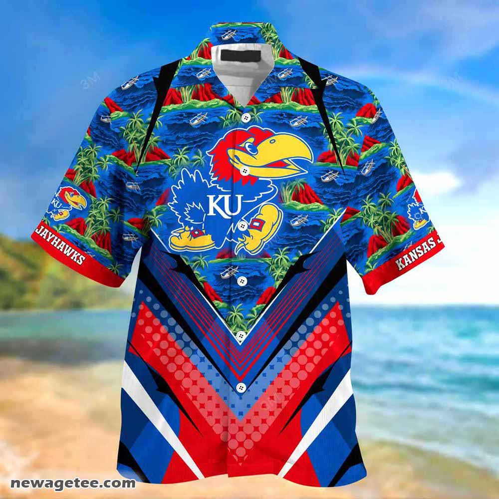 Kansas Jayhawks Summer Beach Hawaiian Shirt For Sports Fans This Season
