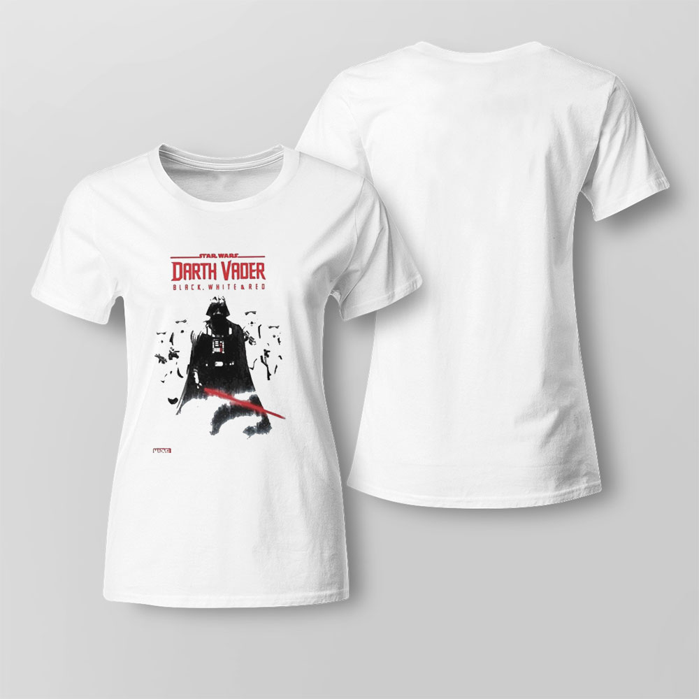 Star Wars Darth Vader Black White Red T-shirt