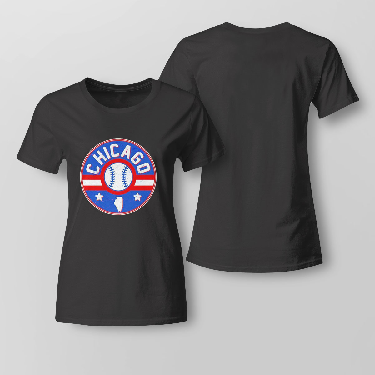 Vintage Chicago Baseball Emblem T-shirt Vintage Chicago Baseball Emblem T-shirt