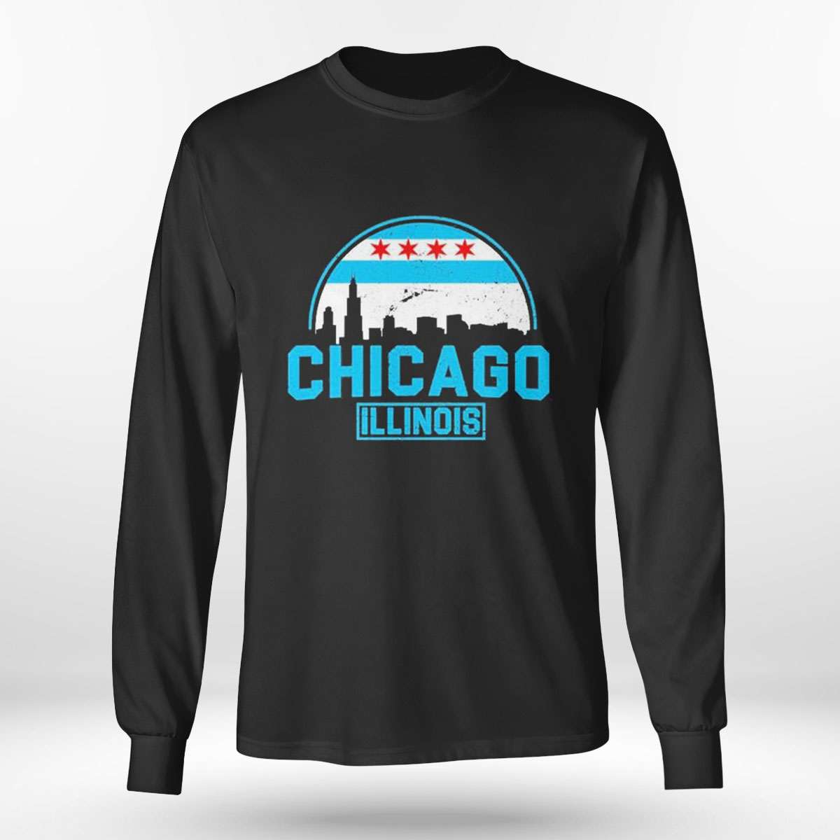 Chicago Illinois Vintage Flag T-shirt Chicago Illinois Vintage Flag T-shirt