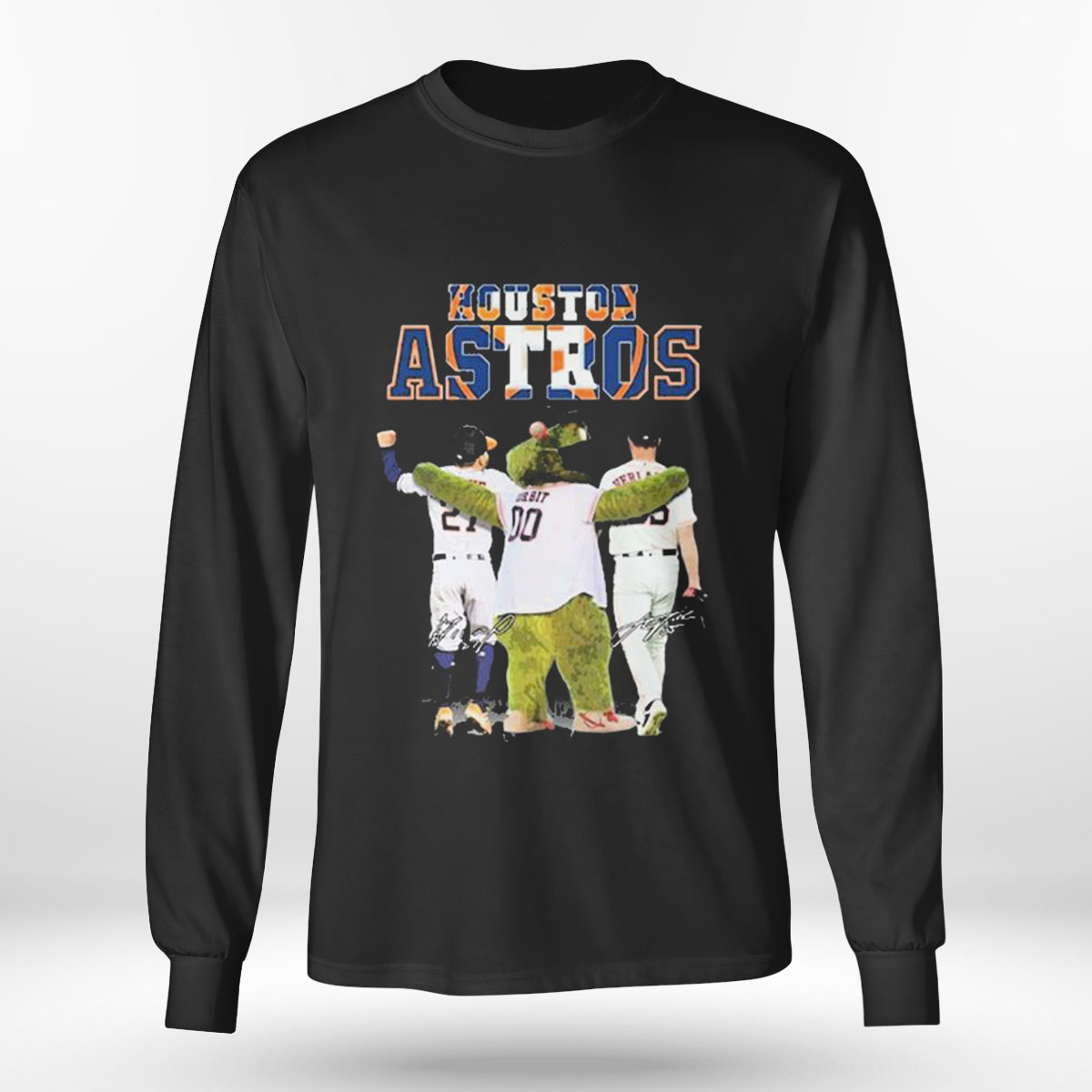 Houston Astros Altuve Character Pressly Signature T-shirt