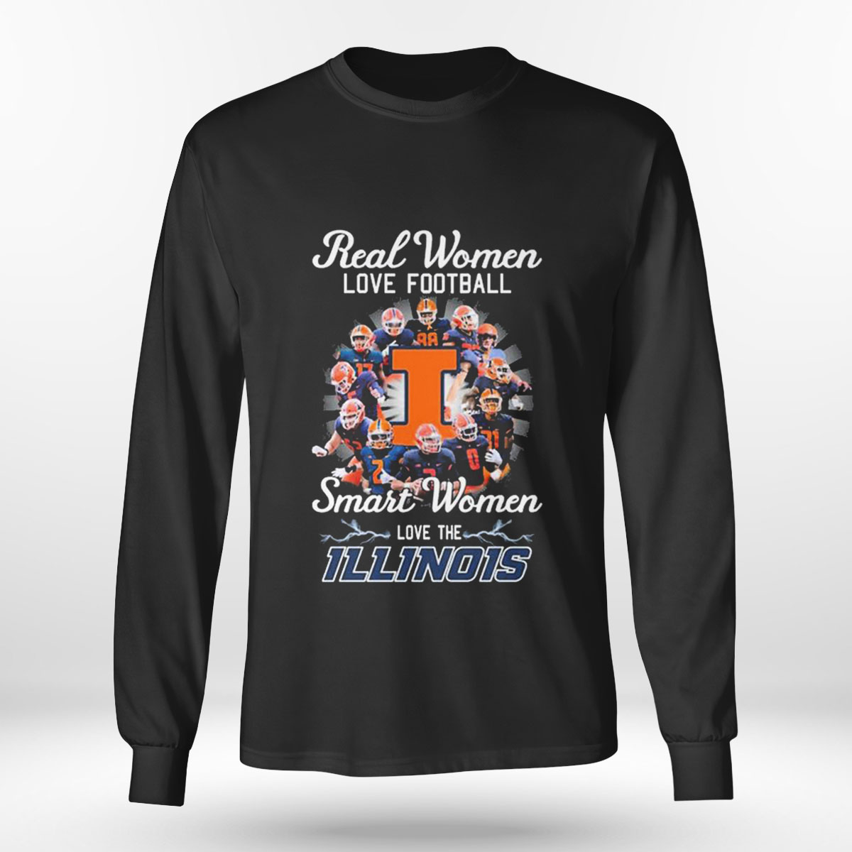 Real Women Love Basketball Teams Smart Women Love The Illinois T-shirt