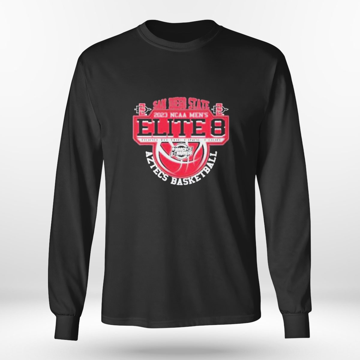 San Diego State Aztecs 2023 Ncaa Elite 8 Road To The Final Four T-shirt