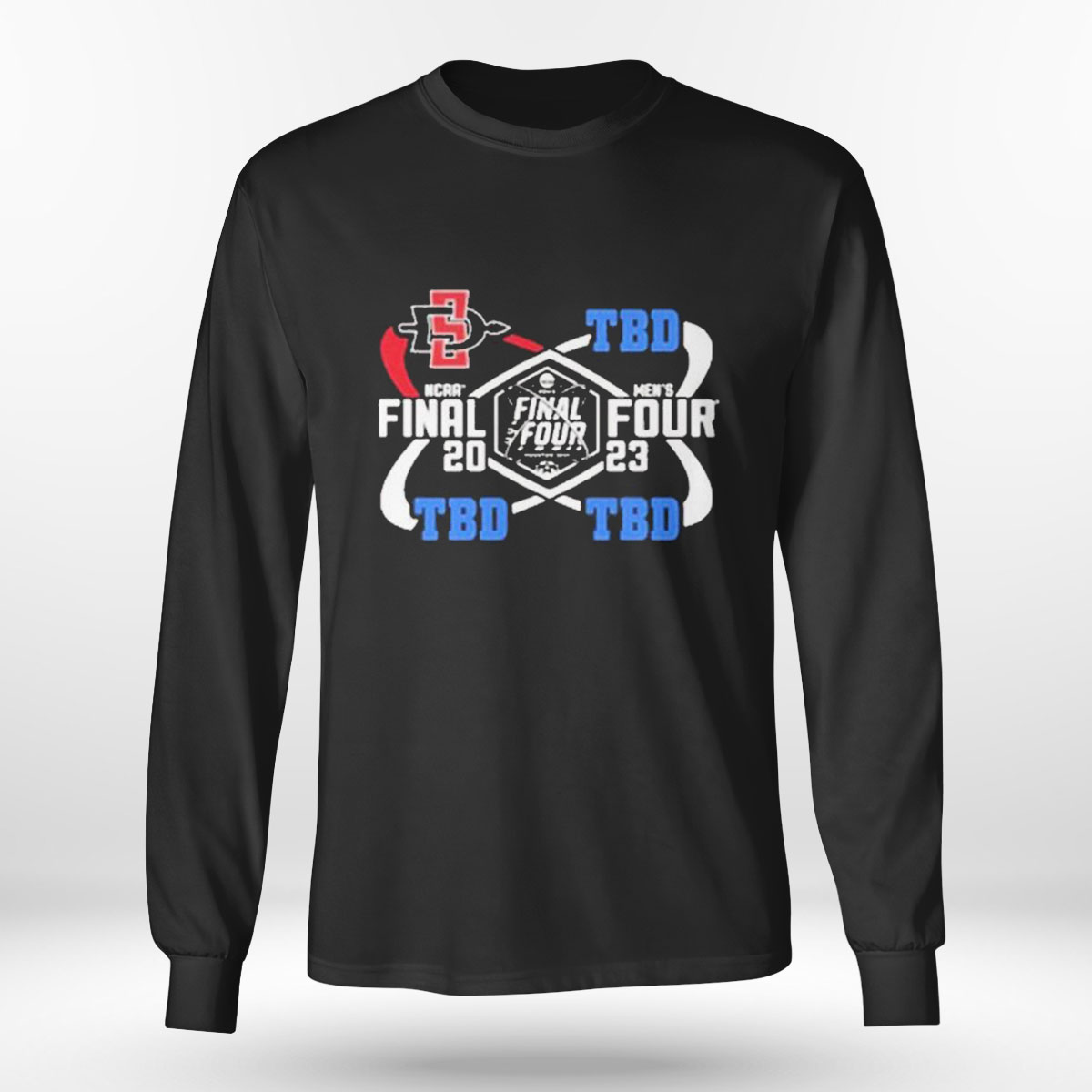 Sdsu Final Four Shirt Interlock Four Teams 2023 T-shirt