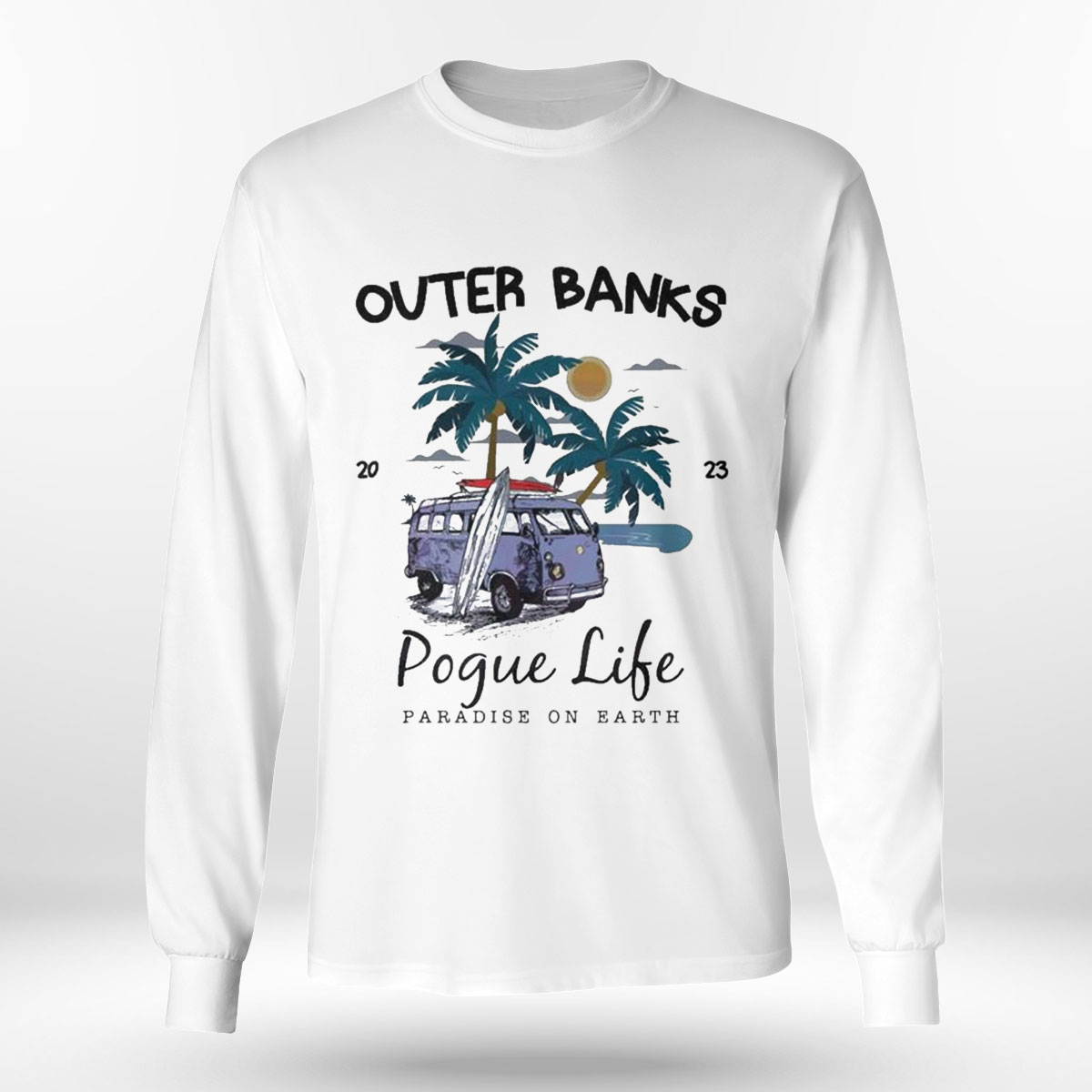 Outer Banks Pogue Life Paradise On Earth Shirt Ladies Tee Outer Banks Pogue Life Paradise On Earth Shirt Ladies Tee