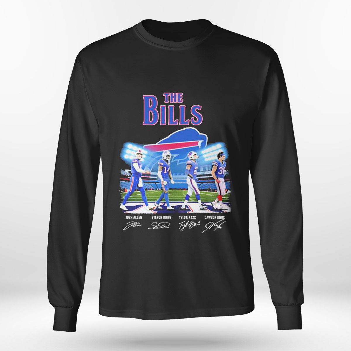 The Bills Josh Stefon Diggs Tyler Bass Dawson Knox Signature T-shirt The Bills Josh Stefon Diggs Tyler Bass Dawson Knox Signature T-shirt