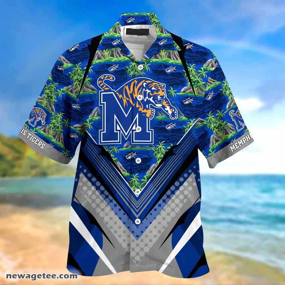 Memphis Tigers Summer Beach Hawaiian Shirt For Sports Fans This Season Memphis Tigers Summer Beach Hawaiian Shirt For Sports Fans This Season